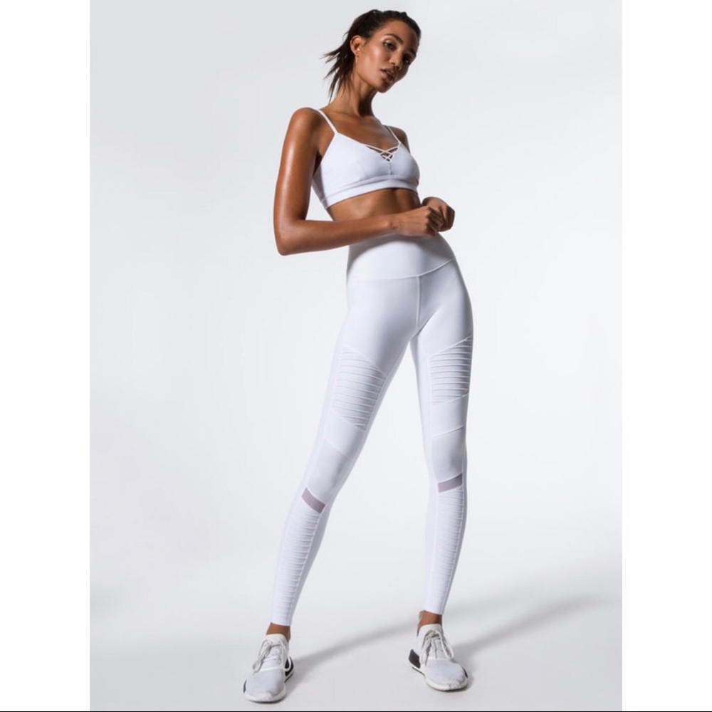 NWT Alo Yoga High Waisted Moto Leggings Size S